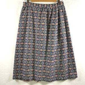 Vintage Pendleton Womens 100% Wool Midi Skirt Heritage Mod Folk Cottage USA